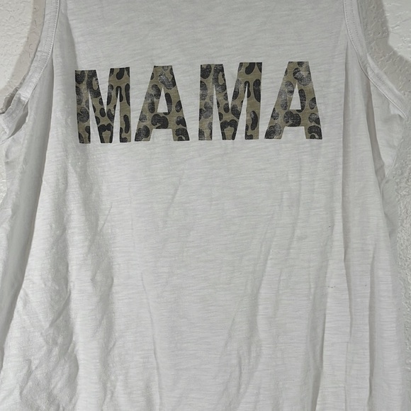 GRAYSON THREADS 'Mama' Graphic Tank Top - White Leopard Print Size XL New - Picture 5 of 12